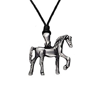 Pewter Horse Necklace 8 PWP1364