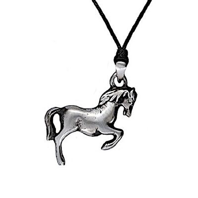 Pewter Horse Necklace 6 PWP1362
