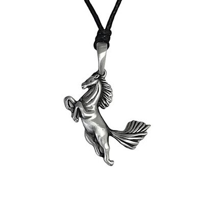 Pewter Horse Necklace 2 PWP1358