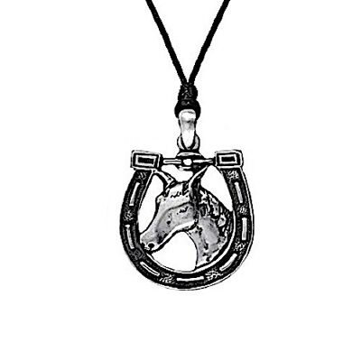 Pewter Horse Necklace 1 PWP1357