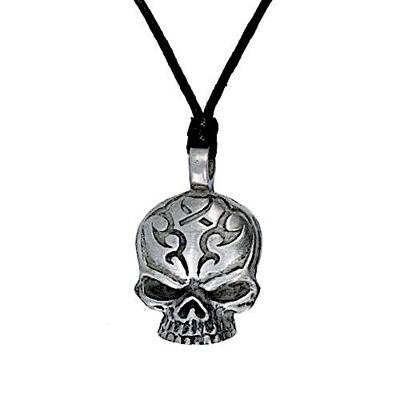 The Punisher Screaming Skull Pewter Necklace PWP429