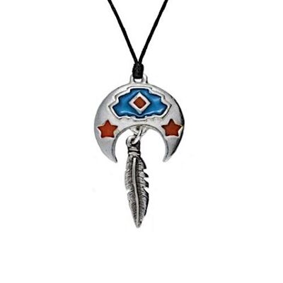 Pewter Dreamcatcher Necklace 9 PWP1588