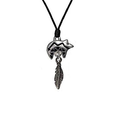 Pewter Dreamcatcher Necklace 1 PWP1580