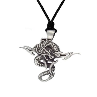 Pewter Dragon Necklace 24