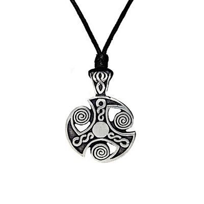 Pewter Destiny Knot Necklace PWP243