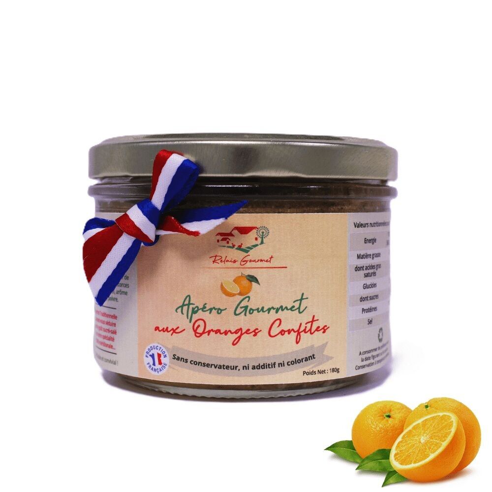 Gourmet Aperitif with Orange Peels