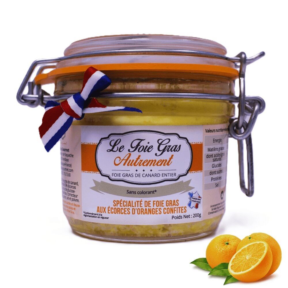 Foie Gras con Scorze d'Arancia - 200g