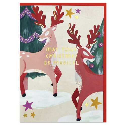 'May your Christmas be magical' Christmas card