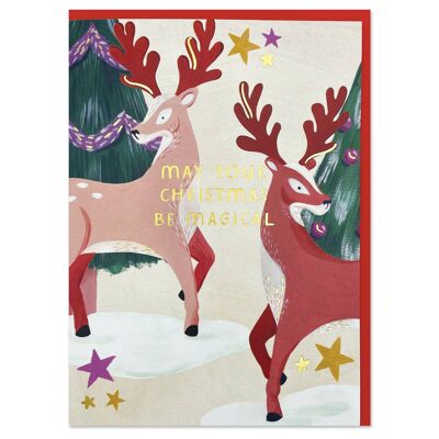 Carte de Noël "Que votre Noël soit magique"