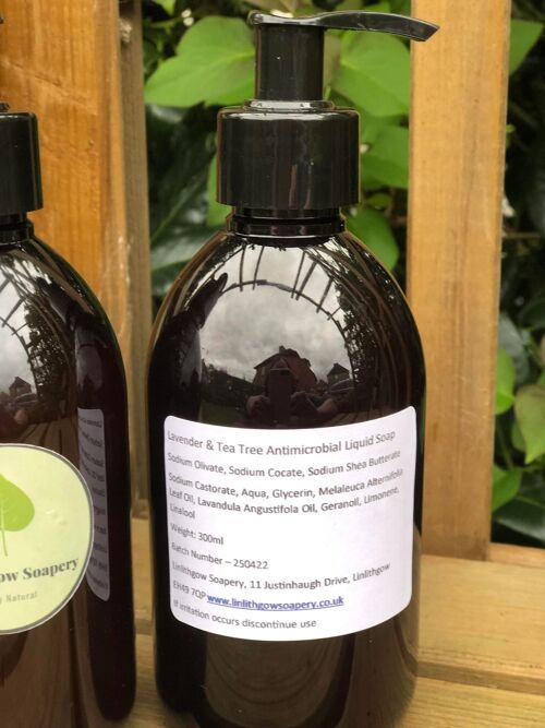 Antimicrobial Hand and Body Liquid Soap - Lavender & Tea Tree