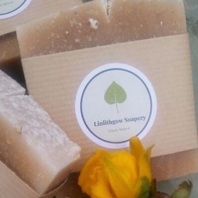 Organic Honey, Ground Oats and Lavender Essential Oil Soap - 100g