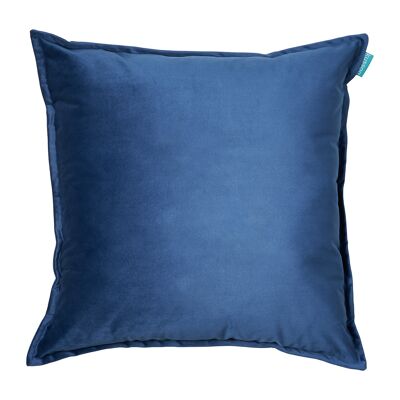Cushion Velvet uni indigo blue 50x50 cm