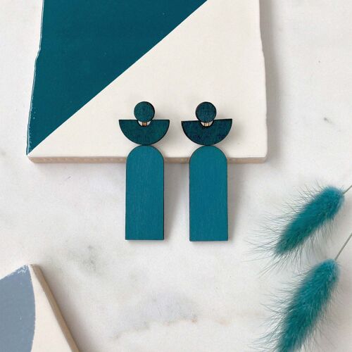 Orkhon Earrings Teal