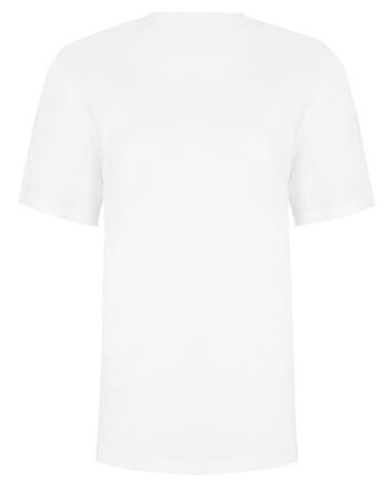 T-Shirt Broderie Abeille Blanc 5