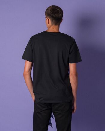 T-Shirt Brodé Yeux Noir 4