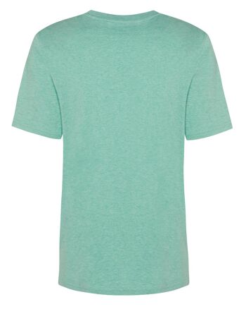 T-Shirt Brodé Ice Cream Vert Chiné 4