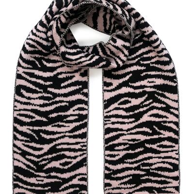 Tiger Wool & Cashmere Scarf Baby Pink