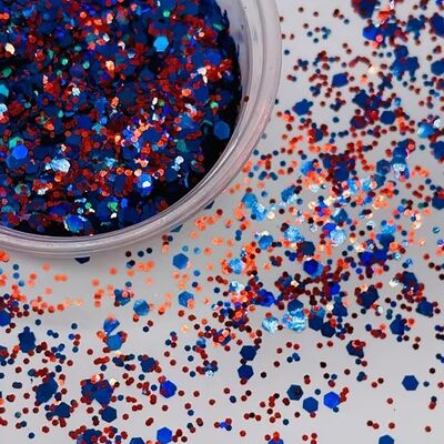 ENYA - Blue and Red - 10g Cosmetic Glitter