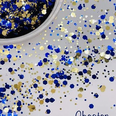 CHESTER -Blue and Gold - 10g Cosmetic Glitter