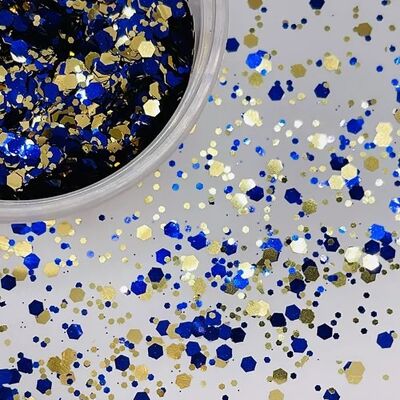 CHESTER -Blue and Gold - 10g Cosmetic Glitter