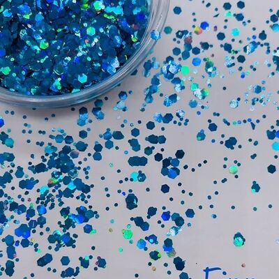 FINN - Aqua Blue Mix - 10g Cosmetic Glitter