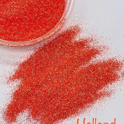 HOLLAND Limited Edition HIGH SPARKLE Orange Fine Glitter - 10g Cos