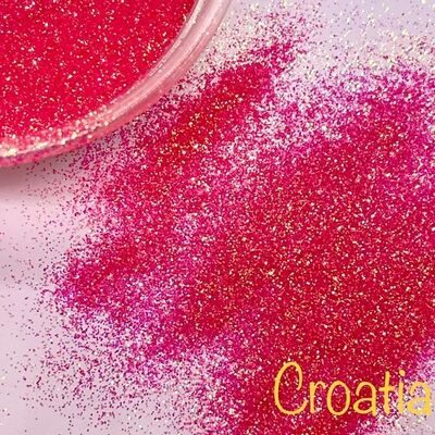 CROATIA Limited Edition HIGH SPARKLE Salmon Fine Glitter - 10g Cos