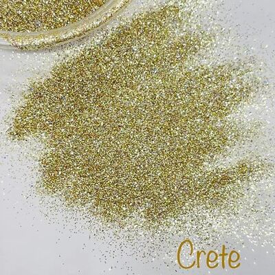 CRETE Limited Edition HIGH SPARKLE Gold Fine Glitter - 10g Cos