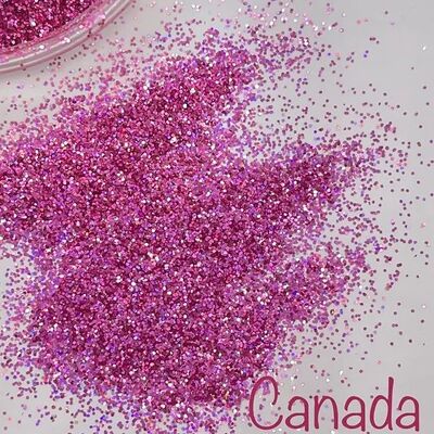 CANADA Limited Edition HIGH SPARKLE Pink Fine Glitter - 10g Cos