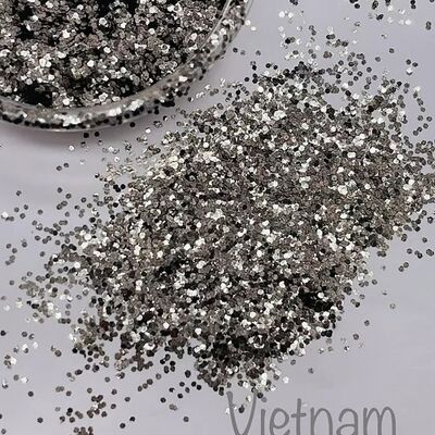 VIETNAM Limited Edition HIGH SPARKLE Pewter Fine Glitter - 10g Cos