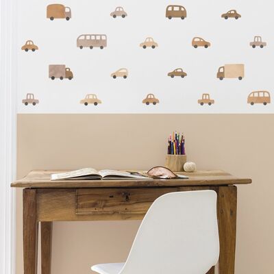 Wall sticker vehicles cars and trucks