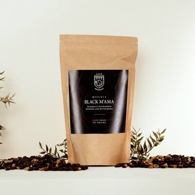 BLACK MAMA Classic Italian Espresso grains de café 250g
