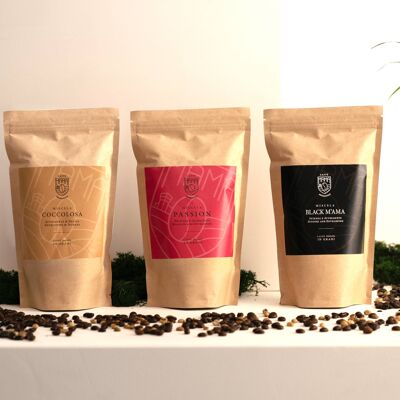 MAMA MIXED BOX - 24 pcs x 250g of roasted coffee beans