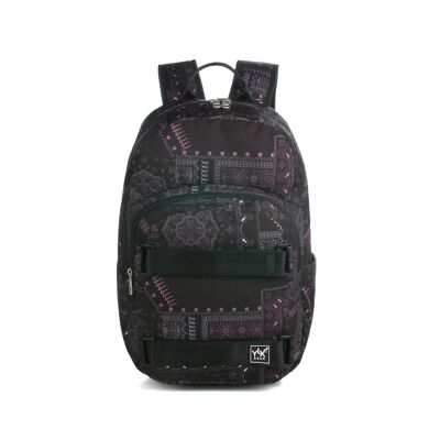 YLX Aster Backpack - Black Geo Paisley