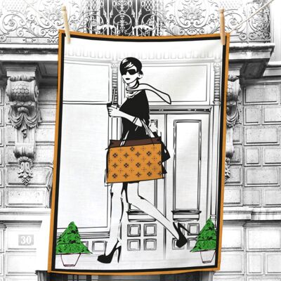 Fashion Girls- LV Tea Towel