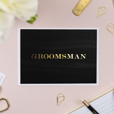 Groomsman Card