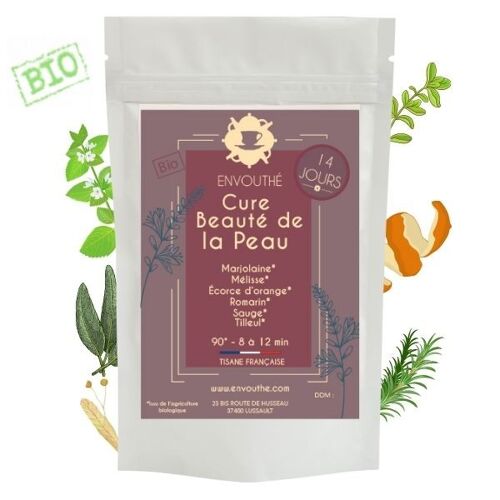 Cure Tisane/Thé "Beauté de la peau" 14 Jours bio