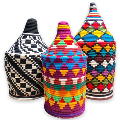 Cestini berberi multicolori XL