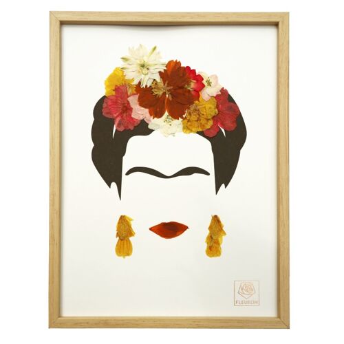 Herbier de fleurs séchées - Frida Kahlo S