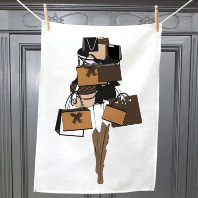 Shopping Girls- Limited Edition Tea Towel