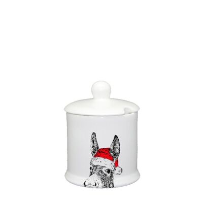 Christmas Donkey - Condiment Jar