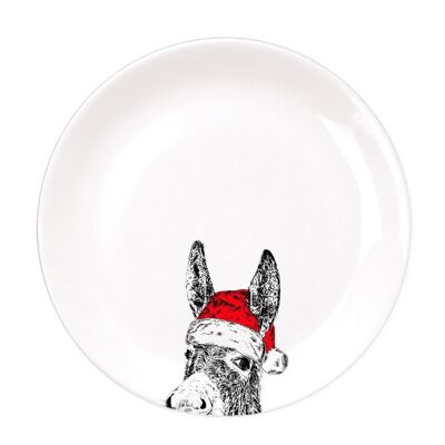 Christmas Donkey - Dinner Plate