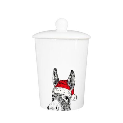 Christmas Donkey - Storage Jar