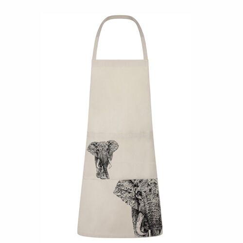 Elephant - Apron w/Pocket