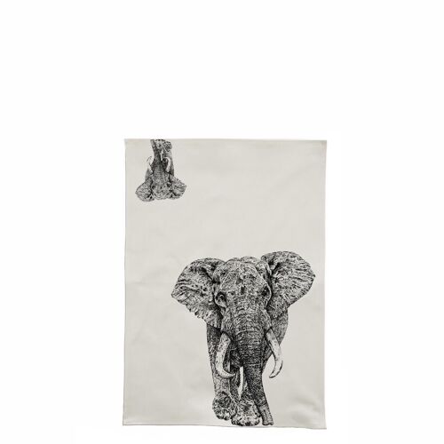 Elephant - Tea Towel