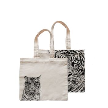 Tigre - Sac cabas carré