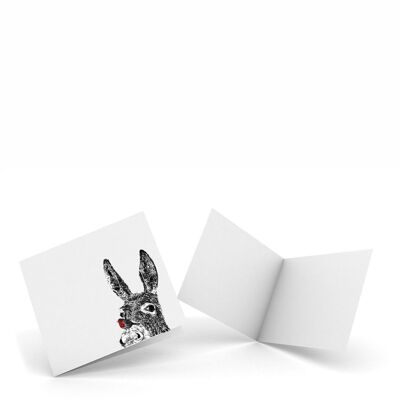 Donkey & Robin - Pack de 4 cartes de correspondance