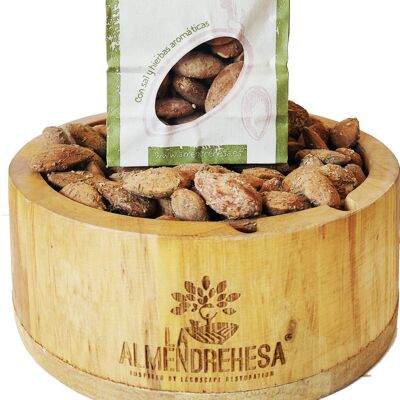 Roasted almonds with salt and aromatic herbs Pepita de Oro