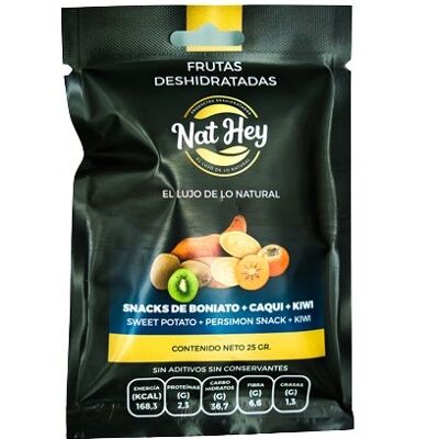 Süßkartoffel, Persimone und dehydrierte Kiwi NatHey
