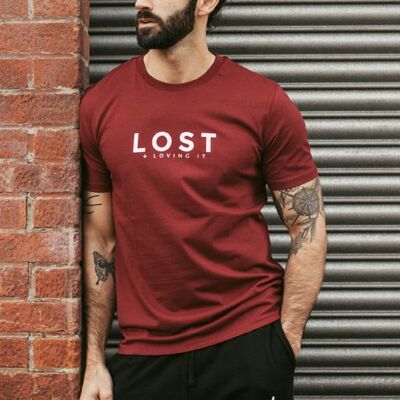 LOST 22.1 Tee - Khaki/Burgundy/Navy/Camel - Camel